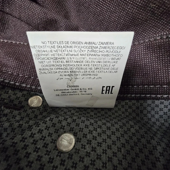 Men's BRAX Feel Good Cooper Fancy Straight Leg Jean Burgun Maroon - Size 30 x 34 - Picture 11 of 16